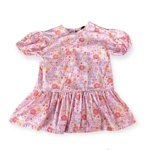 Tea Collection Retro Floral Print Dress, Size 4